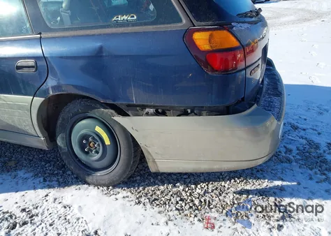 2003 Subaru Outback из США, поврежденный, VIN 4S3BH675137605579